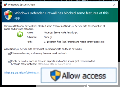 Windows Security Alert