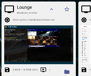 Membrane Control, viewing monitor status