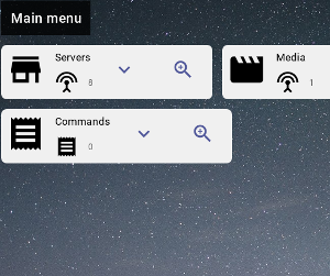 Membrane Control, main menu